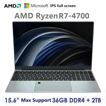 BSLAY R7 4700U Max Ram 36GB Rom 2TB SSD Metal Bilgisayar 5G Wıfı Bluetooth AMD Ryzen 7 4800U Windows 10 11 Pro Oyun IPS Dizüstü Bilgisayar