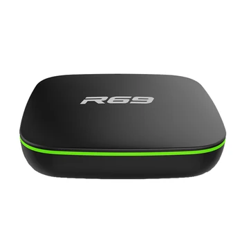 R69 Android 4 K Ağ Aile Kullanımı Network1G + 8G/2G + 16G Taşınabilir In-Kapı Out-Kapı Akıllı Set-top TV Kutusu