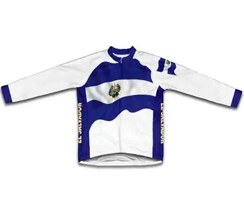2023New EL Salvador Uzun kollu erkek Bisiklet Jersey Özel Bisiklet Yol Dağ Yarış Ceket Bisiklet giyim Yarış giysileri