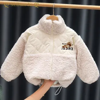 Sonbahar Kış oyuncak ayı Ceket Ceket Çocuklar Gençler Moda Giyim Gençler Kızlar İçin Hırka Çocuk Dış Giyim Palto
