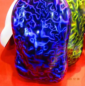Toplu Mavi Kırmızı krom 3D manyetik optik değişken bukalemun colorshift pigmentler güvenlik baskı / boya / tırnak sanat / el sanatları