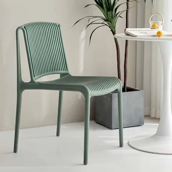 Açık Plastik Cafe yemek sandalyeleri Modern İskandinav Tasarım Oyun Ofis Bilgisayar yemek sandalyesi Salon Mobilador Ev Mobilyaları XY50DC