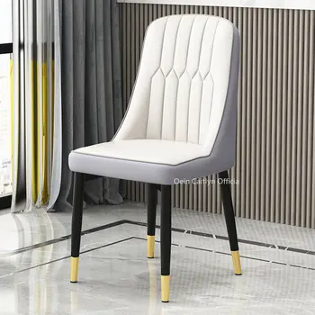Salon Modern yemek sandalyeleri İskandinav Rahatlatıcı Cafe Ergonomik Taht yemek sandalyeleri Tasarımcı Masası Ofis Silla Ev Eşyaları XYDC