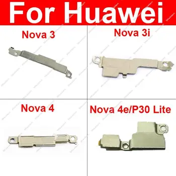 Parmak izi Sabit sac demir Braketi Huawei Nova 3 İçin 3i 4 4e P30 Lite Anakart Parmak İzi Anahtar Desteği Sabit Demir Kapak