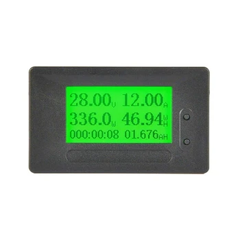 GC90 DC 6-200V 20A dijital ekran gerilim ampermetre Pil coulometer Güç mAh elektrik sayacı Zaman sıcaklık PC yazılımı