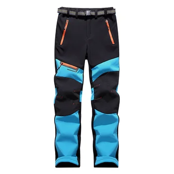 Softshell Yürüyüş Polar Pantolon Açık Spor Kadın Kış Kalın Sıcak Kayak Kamp Trekking Pantolon Su Geçirmez Rüzgar Geçirmez Pantolon