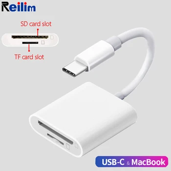 Tip C USBC USB kart okuyucu adaptörü USB 3.0 Kamera kablosu OTG TF kart okuyucu dönüştürücü iPad pro Macbook Samsung Huawei