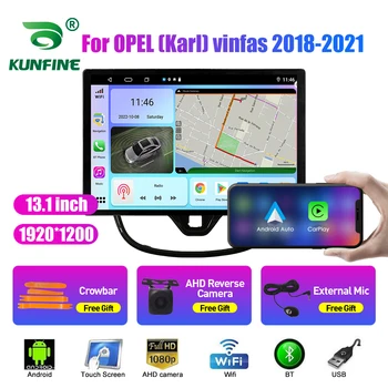 13.1 inç Araba Radyo OPEL Karl vinfas 2018-2021 araç DVD oynatıcı GPS Navigasyon Stereo Carplay 2 Din Merkezi Multimedya Android Otomatik