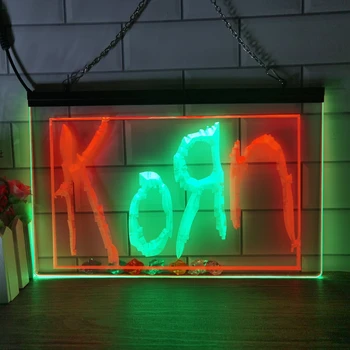 Korn Bar Pub Kulübü 2 Renkli Ekran LED Neon Burcu Ev Dekor Yeni Yıl Duvar Düğün Yatak Odası