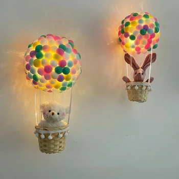 El yapımı DIY sıcak hava balon kolye gece lambası malzeme çantası yaratıcı doğum günü hediyesi